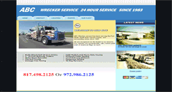 Desktop Screenshot of abcwrecker.com